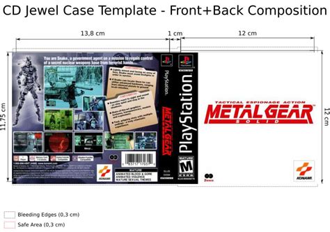 metal gear solid long box or jewel case|Metal Gear Solid .